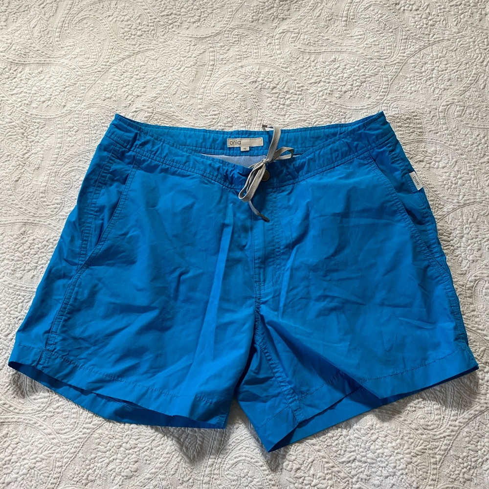 MEN’S ONIA BLUE SWIM SHORTS